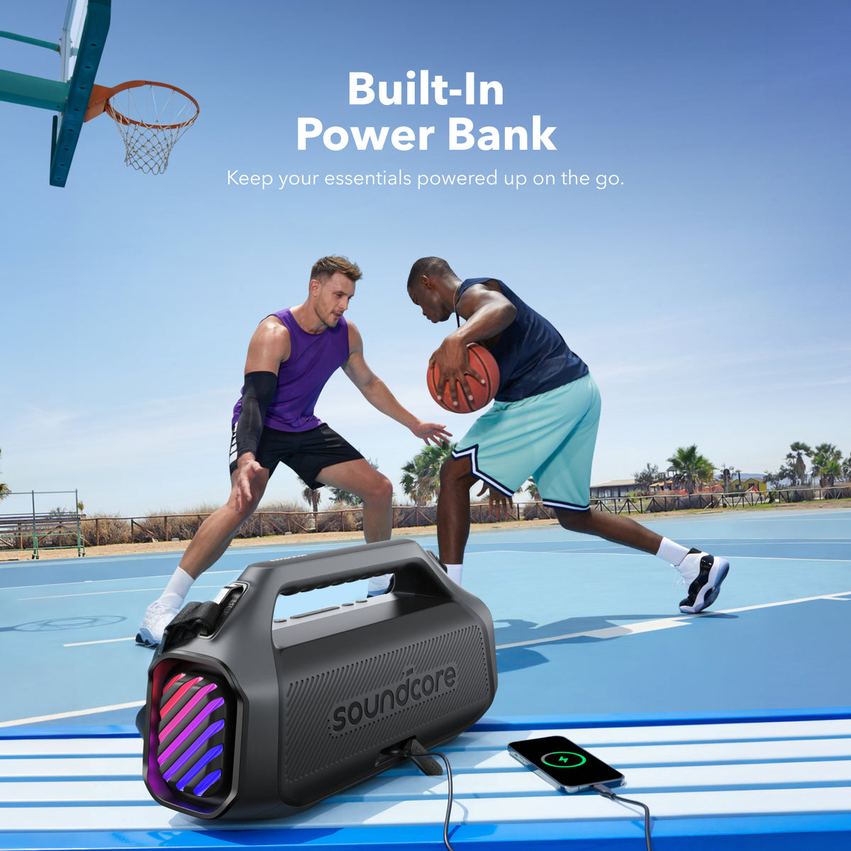 Altavoces Soundcore Boom 2 Plus Powerful Outdoor Bass Bluetooth Negros | APJDC1406