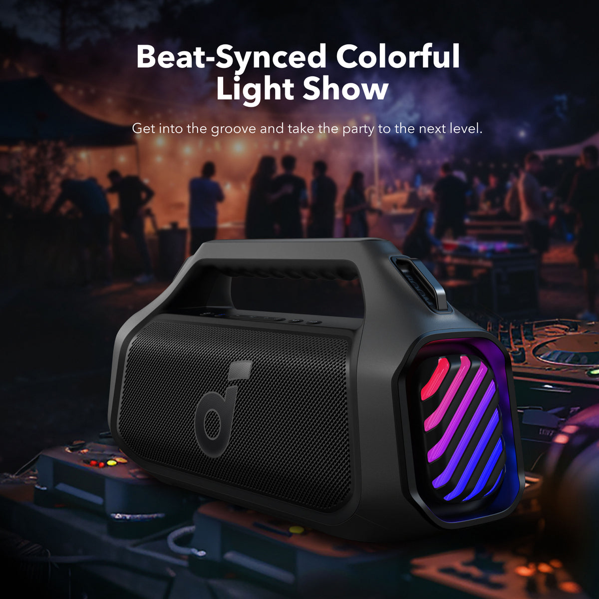 Altavoces Soundcore Boom 2 Plus Powerful Outdoor Bass Bluetooth Negros | APJDC1406