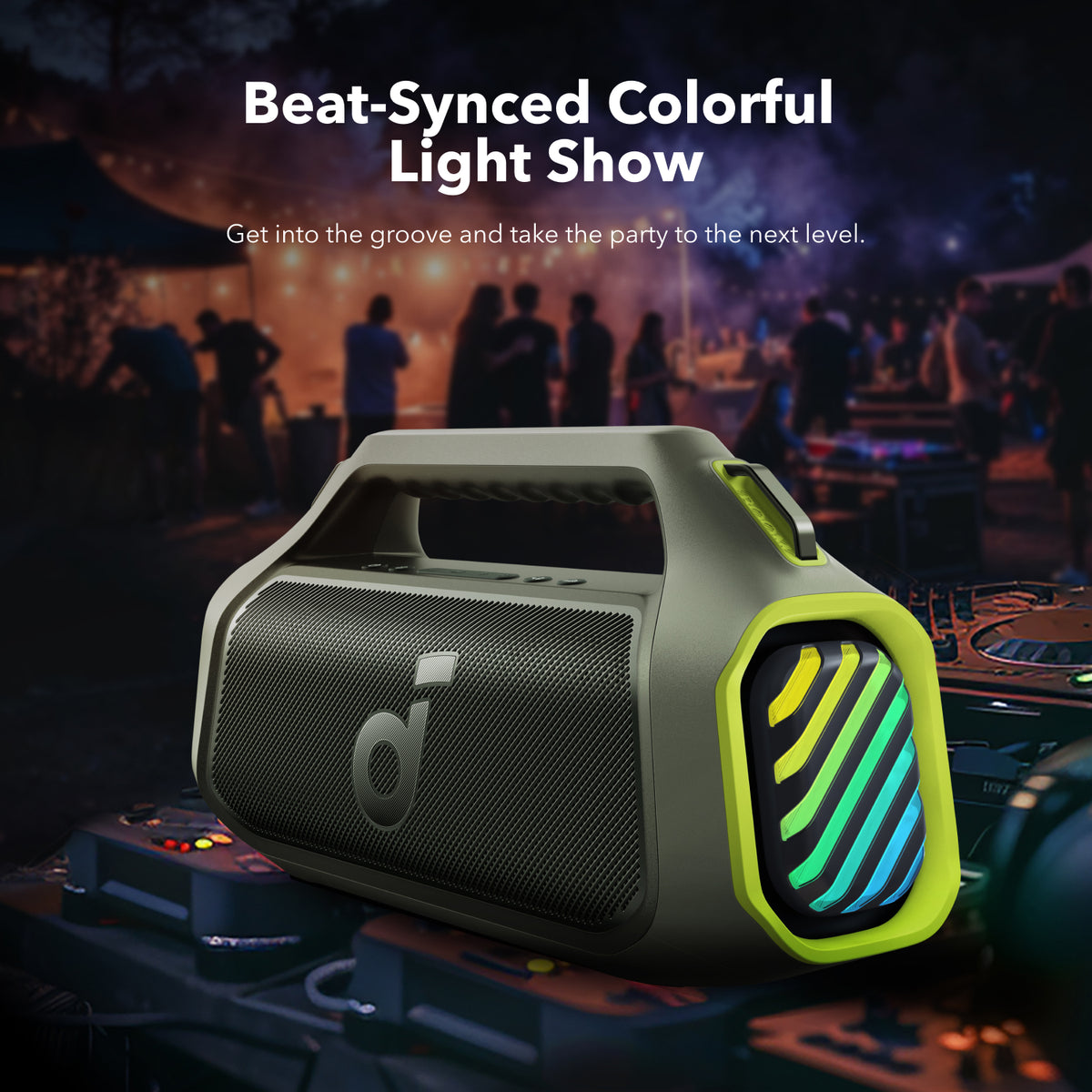 Altavoces Soundcore Boom 2 Plus Powerful Outdoor Bass Bluetooth Verdes | AEOPZ2034