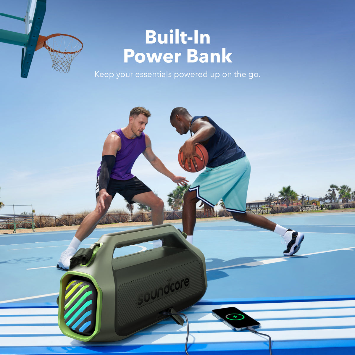 Altavoces Soundcore Boom 2 Plus Powerful Outdoor Bass Bluetooth Verdes | AEOPZ2034