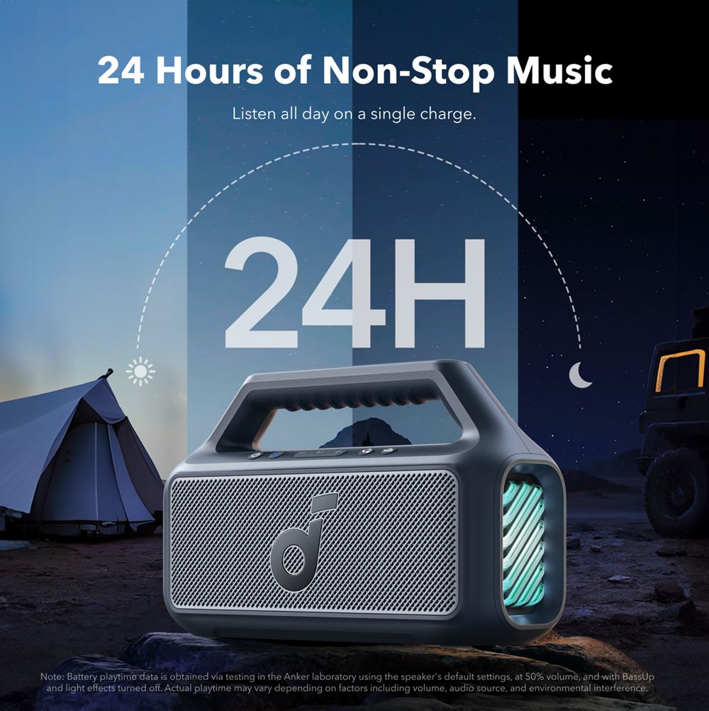 Altavoces Soundcore Boom 2 Portable Bluetooth for Bass Azules | BTXFJ9853