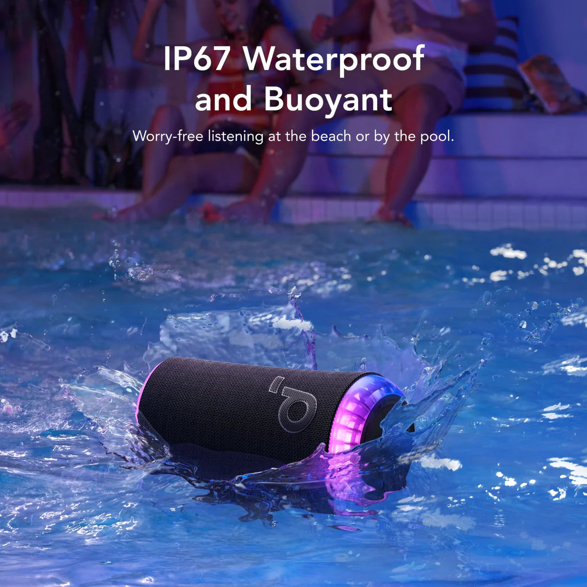 Altavoces Soundcore Glow Portable with Synchronized Light Show Negros | WEODX7059