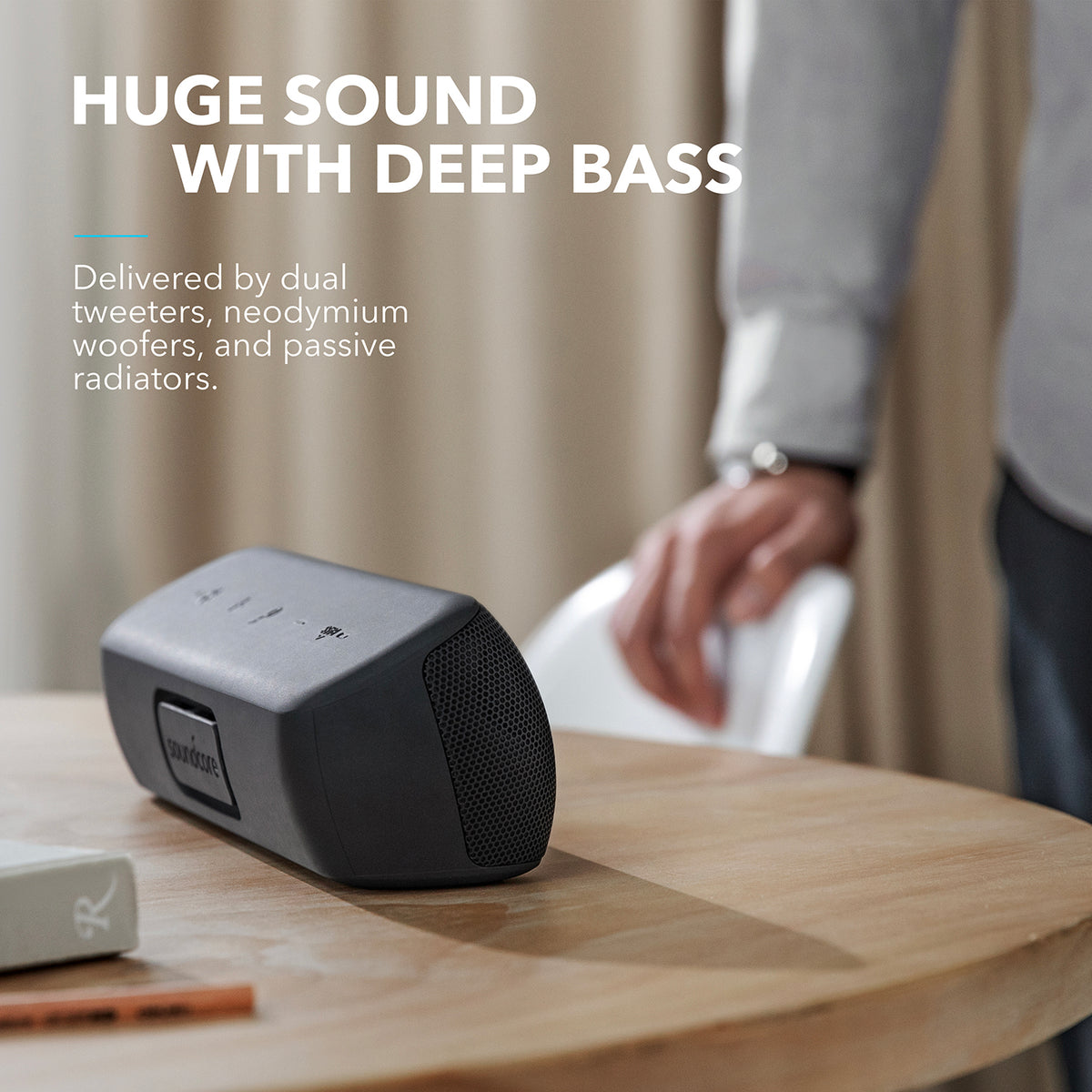 Altavoces Soundcore Motion+ Portable with Intense Bass Negros | VIRND5904