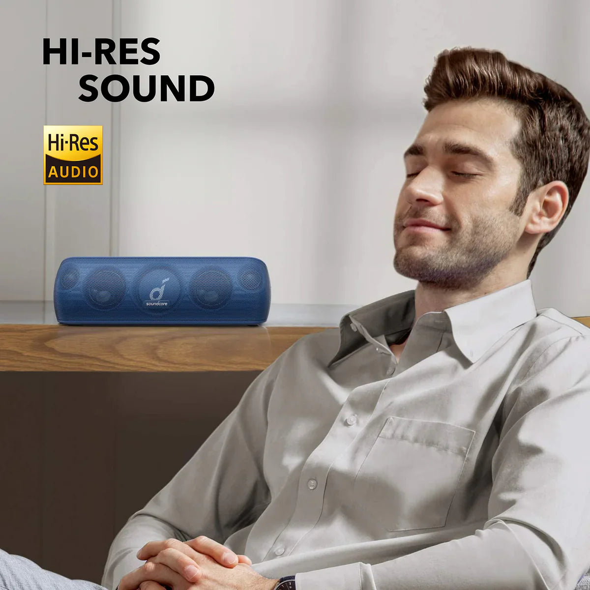 Altavoces Soundcore Motion+ Portable with Intense Bass Azules | COWBI9274