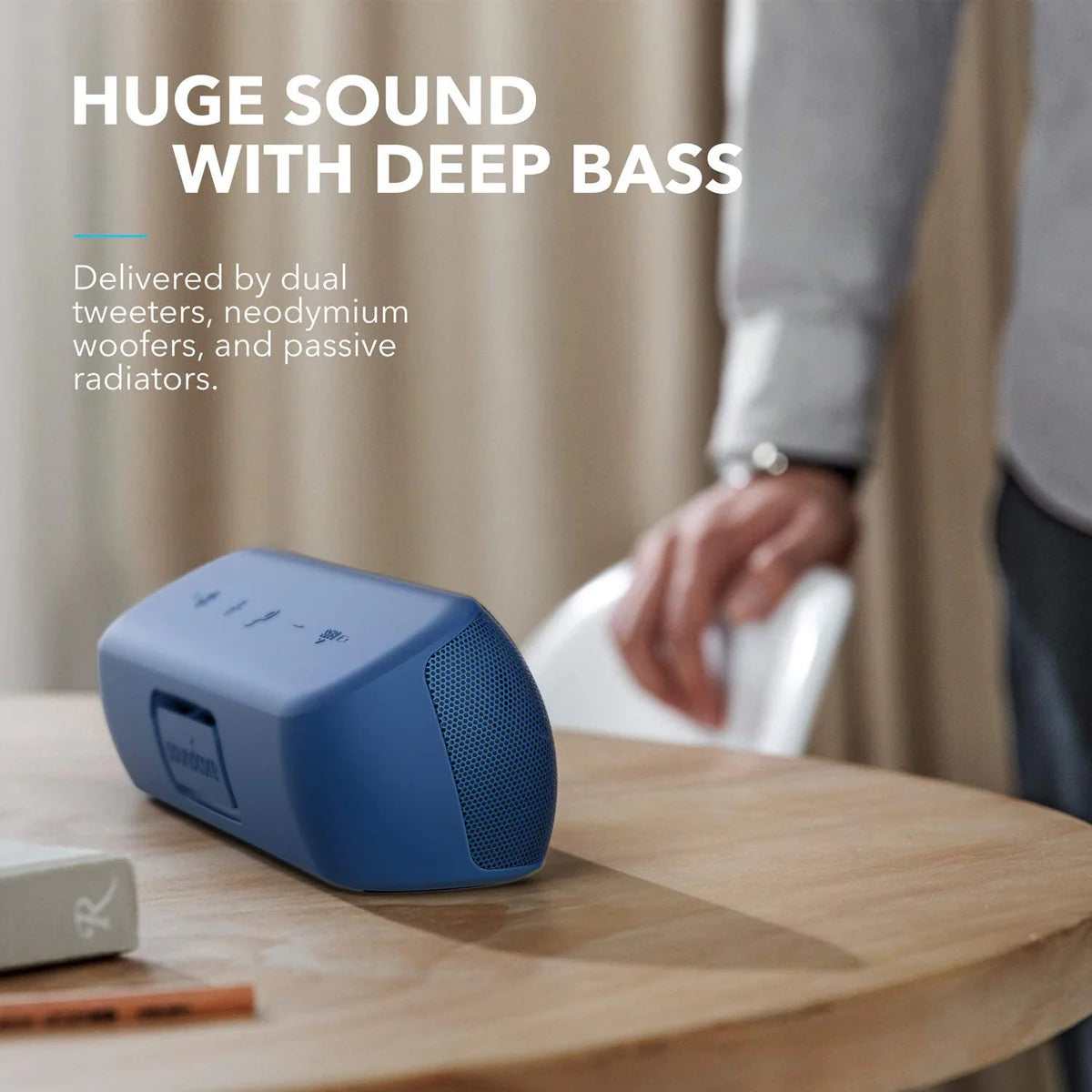 Altavoces Soundcore Motion+ Portable with Intense Bass Azules | COWBI9274