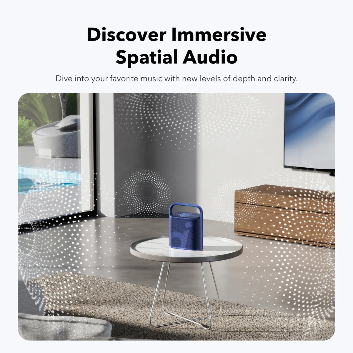 Altavoces Soundcore Motion X500 Surround Sound Bluetooth Azul Marino | TKZXQ9068