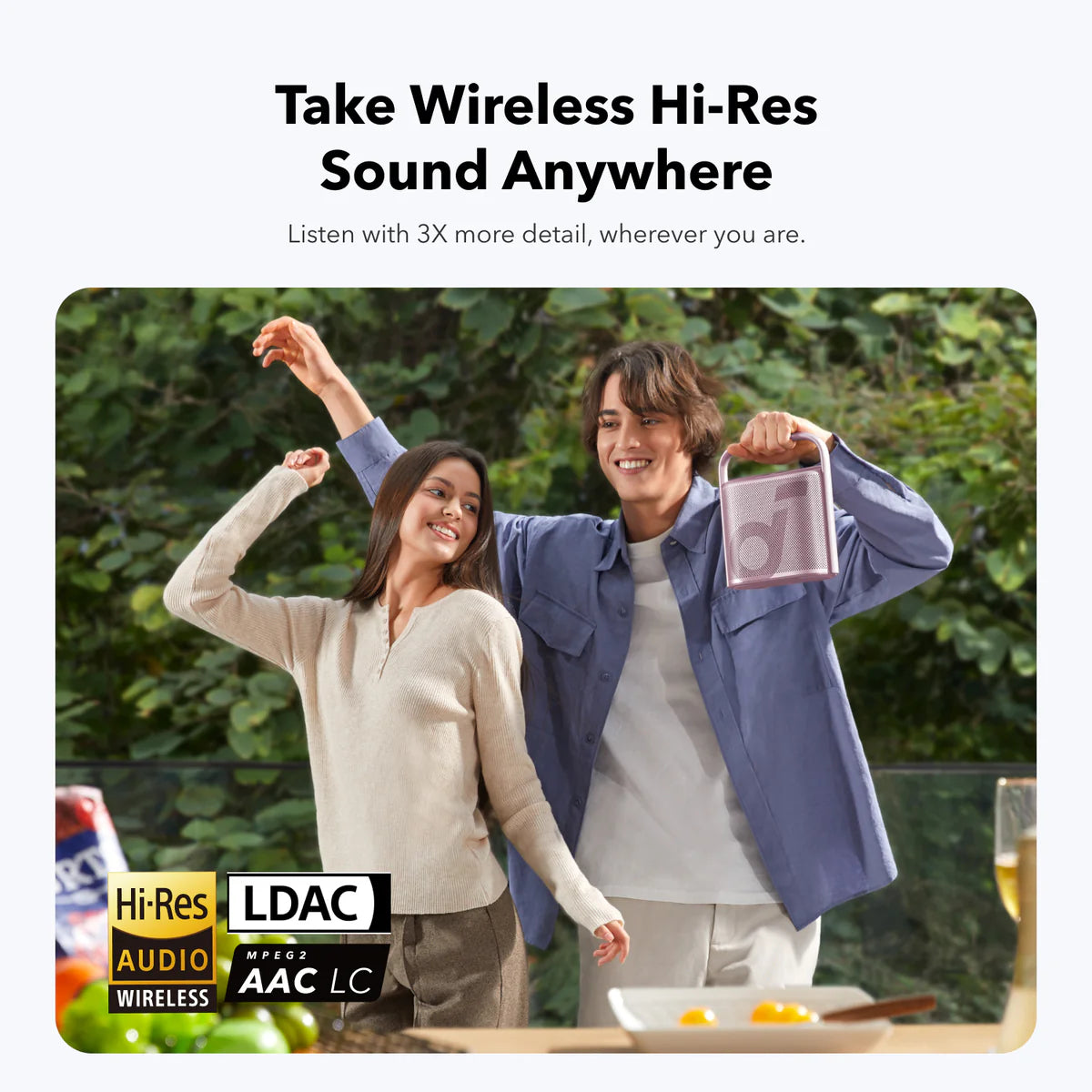 Altavoces Soundcore Motion X500 Surround Sound Bluetooth Rosas | NFQZG5348
