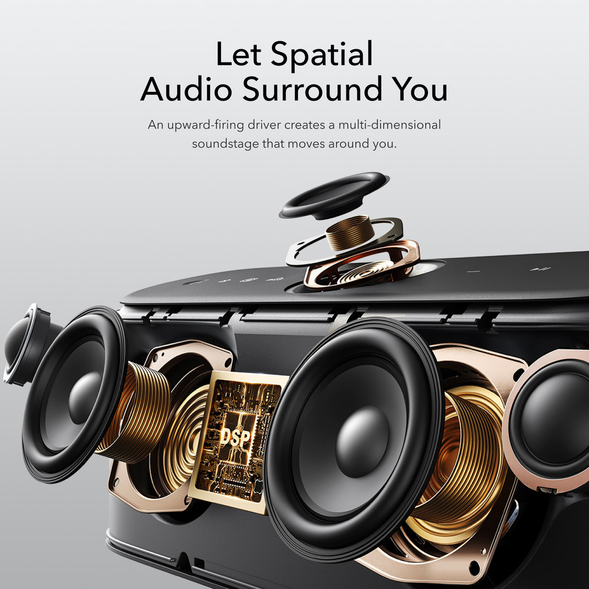 Altavoces Soundcore Motion X600 High-Quality Sound Wireless Grises | PSHWE1967