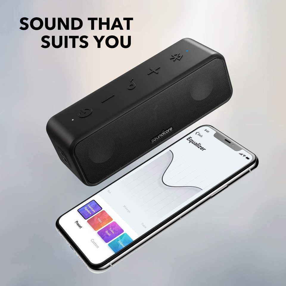 Altavoces Soundcore Soundcore 3 Bluetooth with Stereo Sound Negros | HZGAC8503
