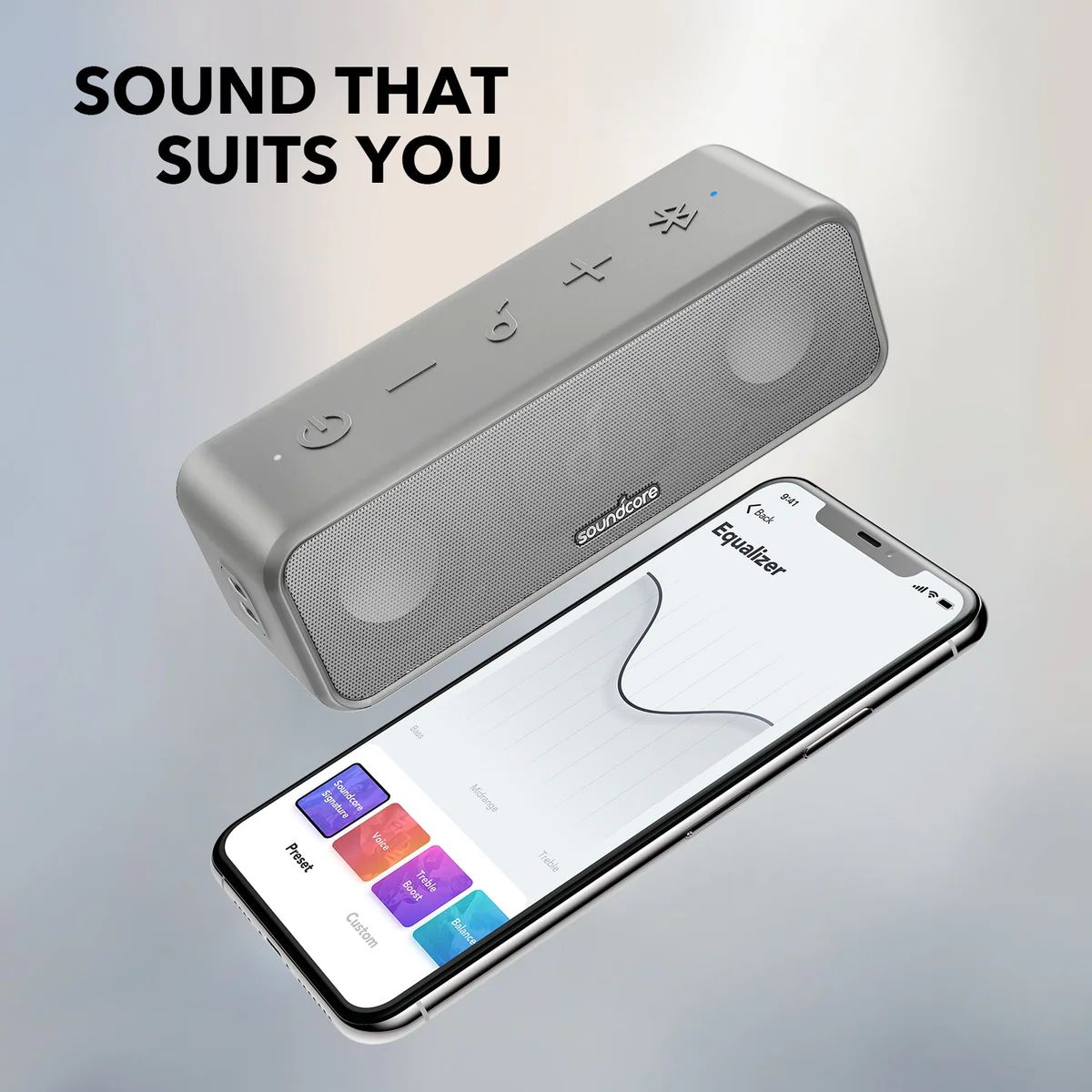 Altavoces Soundcore Soundcore 3 Bluetooth with Stereo Sound Plateados | JLPYF1735