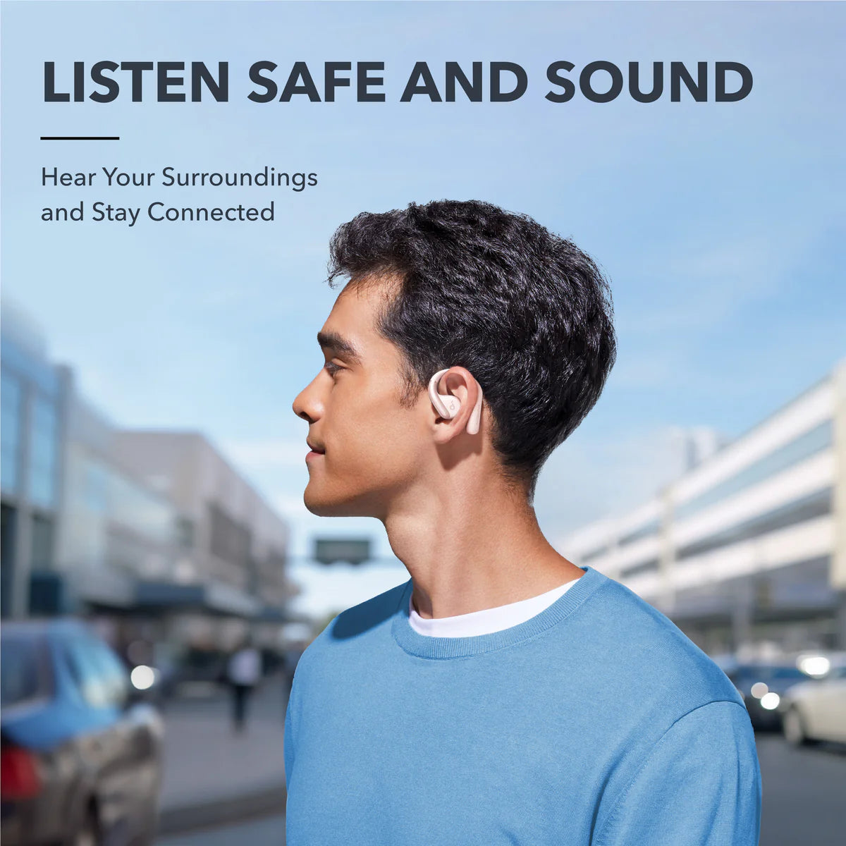 Audífonos Soundcore AeroFit Superior Comfort Open-Ear Blancos | PKCMU1854