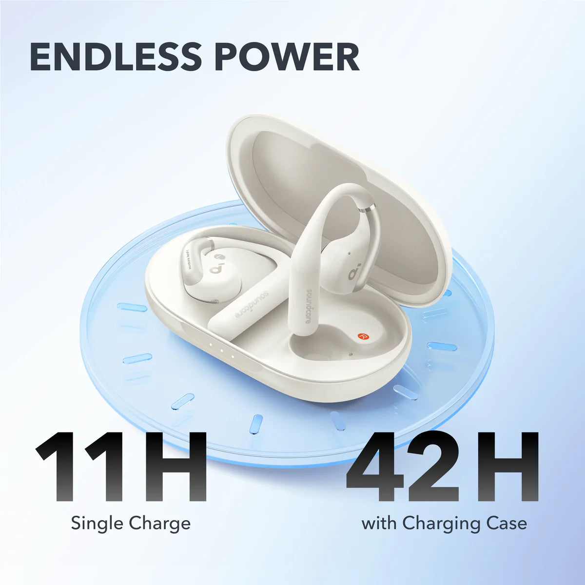 Audífonos Soundcore AeroFit Superior Comfort Open-Ear Blancos | PKCMU1854