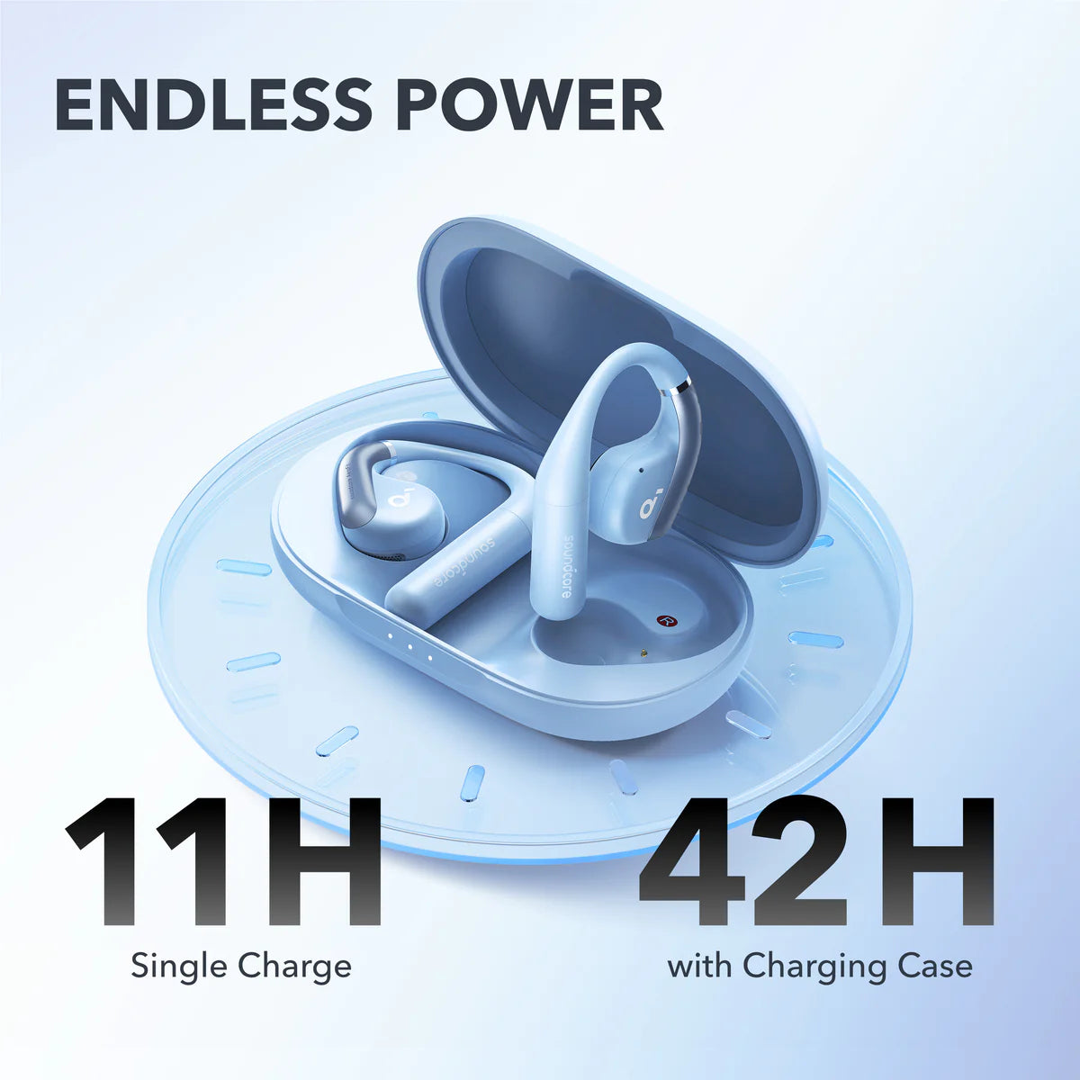 Audífonos Soundcore AeroFit Superior Comfort Open-Ear Azules | GQMFW0219