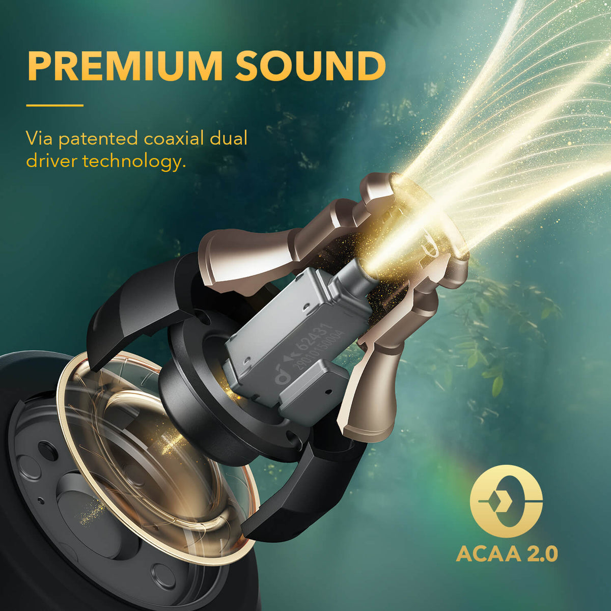 Audífonos Soundcore Liberty 3 Pro Wireless Noise Cancelling Negros | LQCWH6130