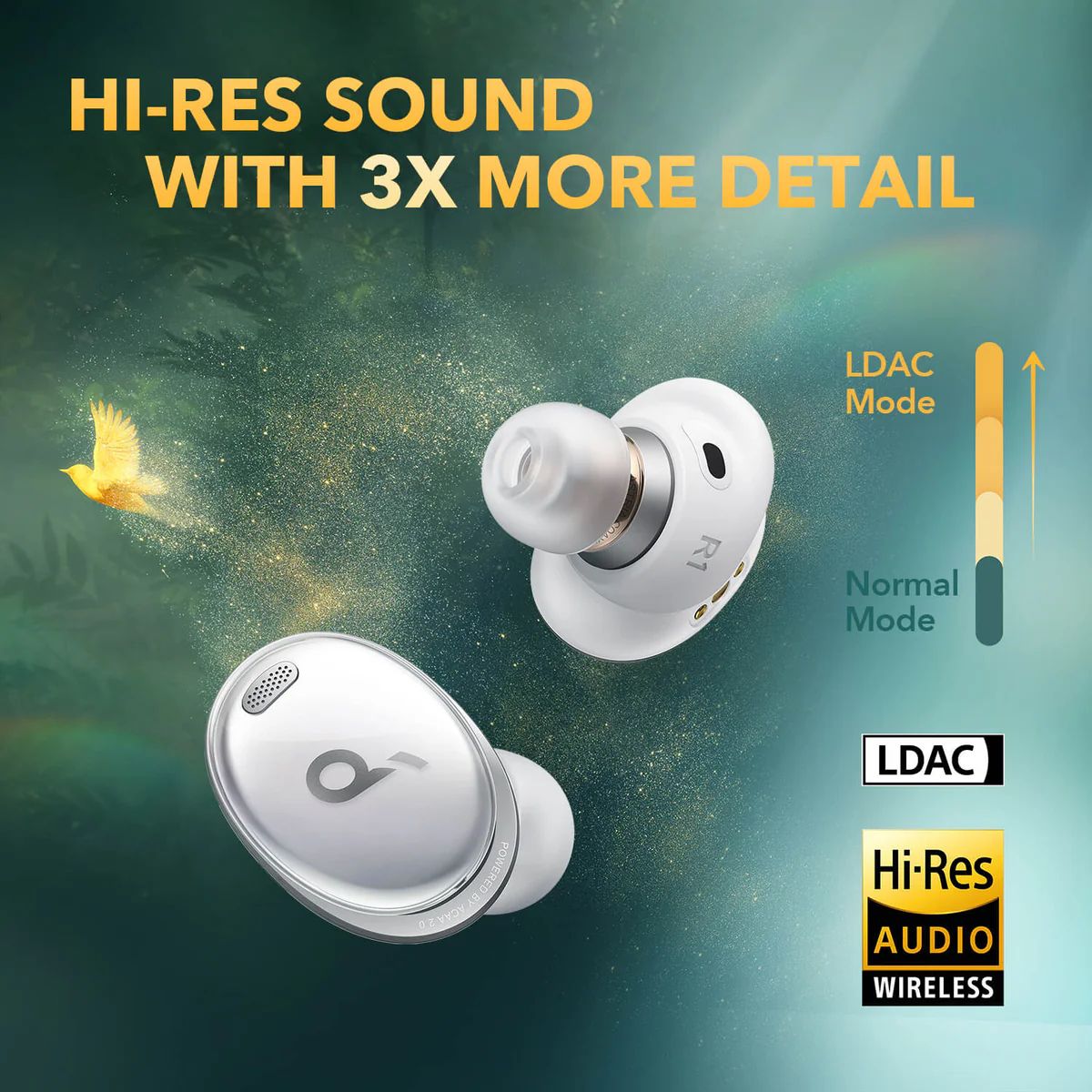Audífonos Soundcore Liberty 3 Pro Wireless Noise Cancelling Blancos | GUHNK3619