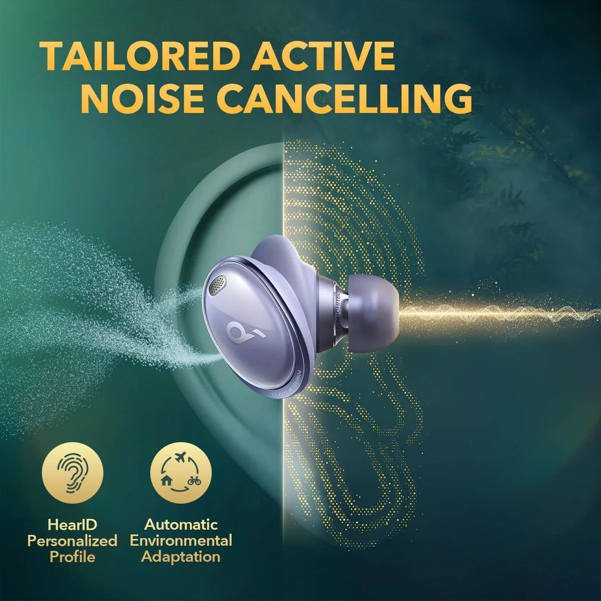 Audífonos Soundcore Liberty 3 Pro Wireless Noise Cancelling Morados | GXMJR6978