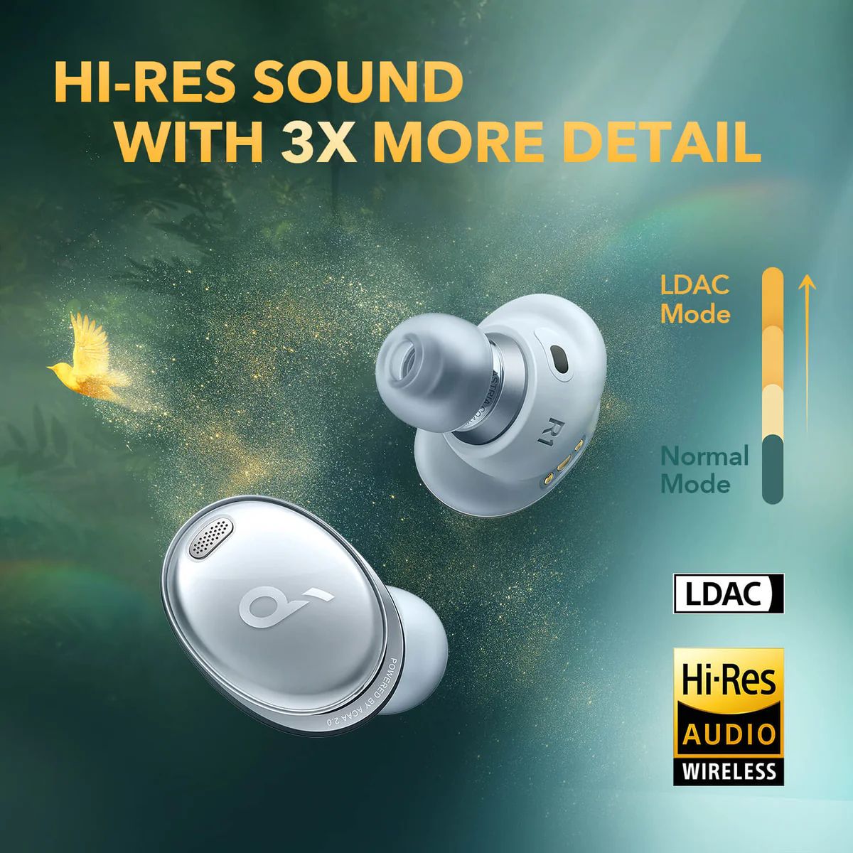 Audífonos Soundcore Liberty 3 Pro Wireless Noise Cancelling Grises | CEGSH3184