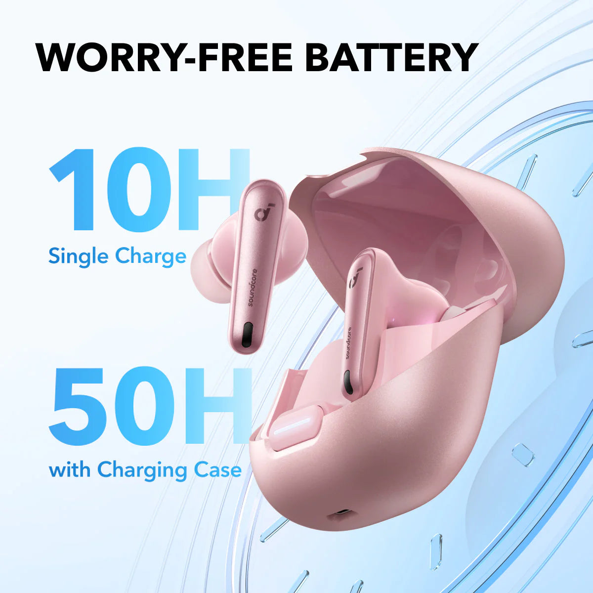 Audífonos Soundcore Liberty 4 NC True-Wireless Noise Cancelling Rosas | QMNLW0431