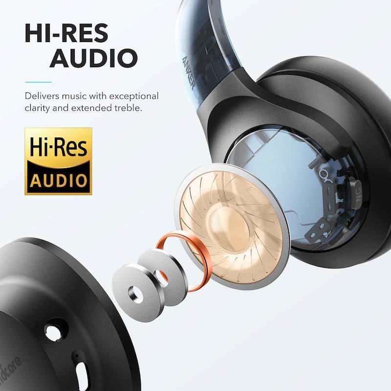 Audífonos Soundcore Life Q20 Over-Ear with Hybrid ANC Negros | LYWTP5947