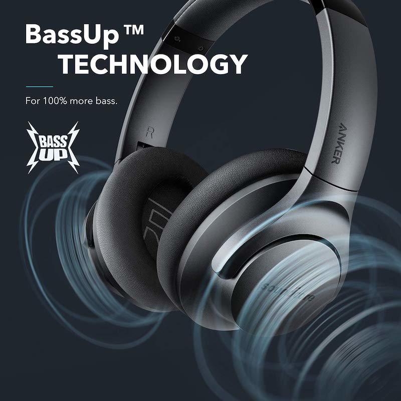 Audífonos Soundcore Life Q20 Over-Ear with Hybrid ANC Negros | LYWTP5947