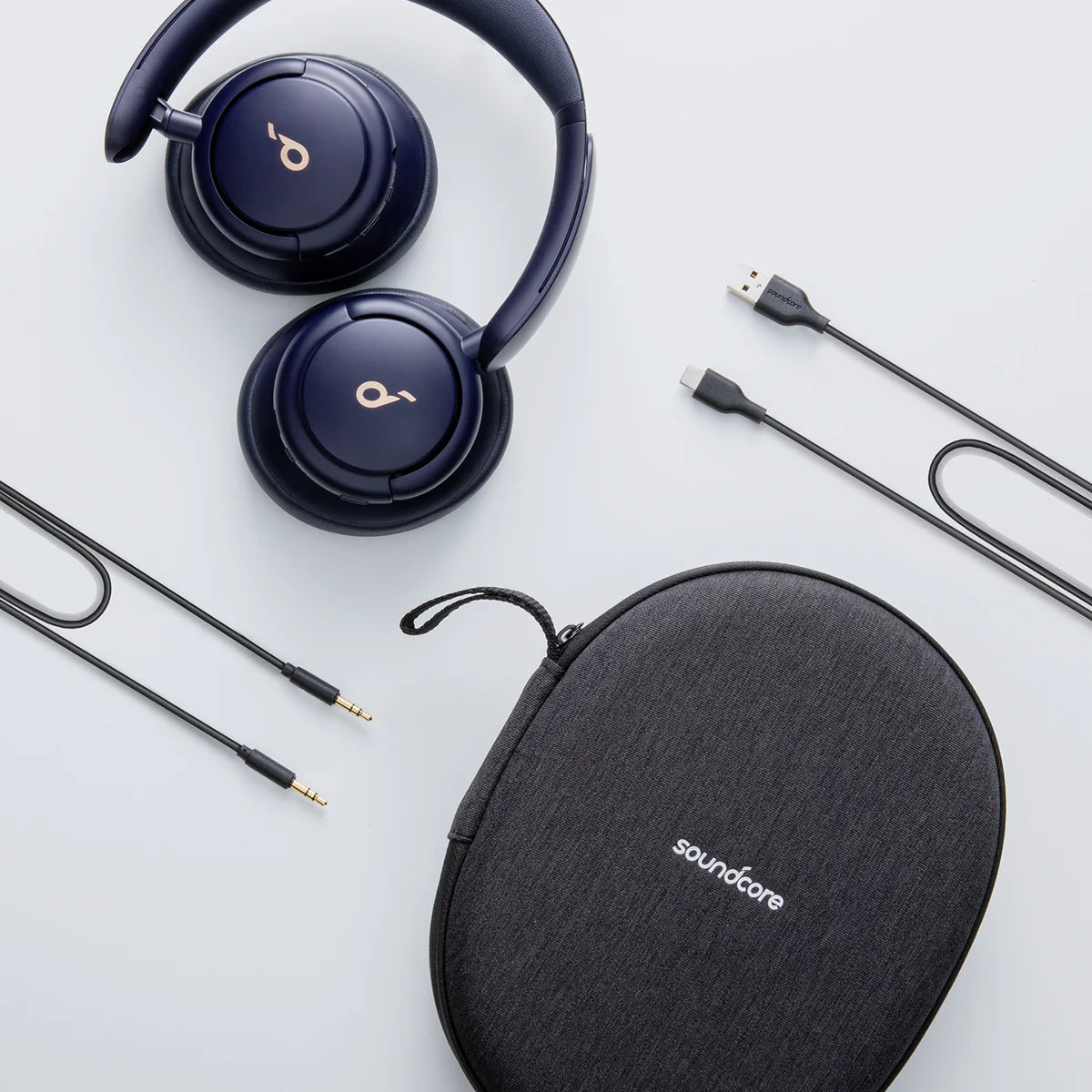 Audífonos Soundcore Life Q30 Bluetooth Noise Cancelling Azul Marino | WNKTP0365