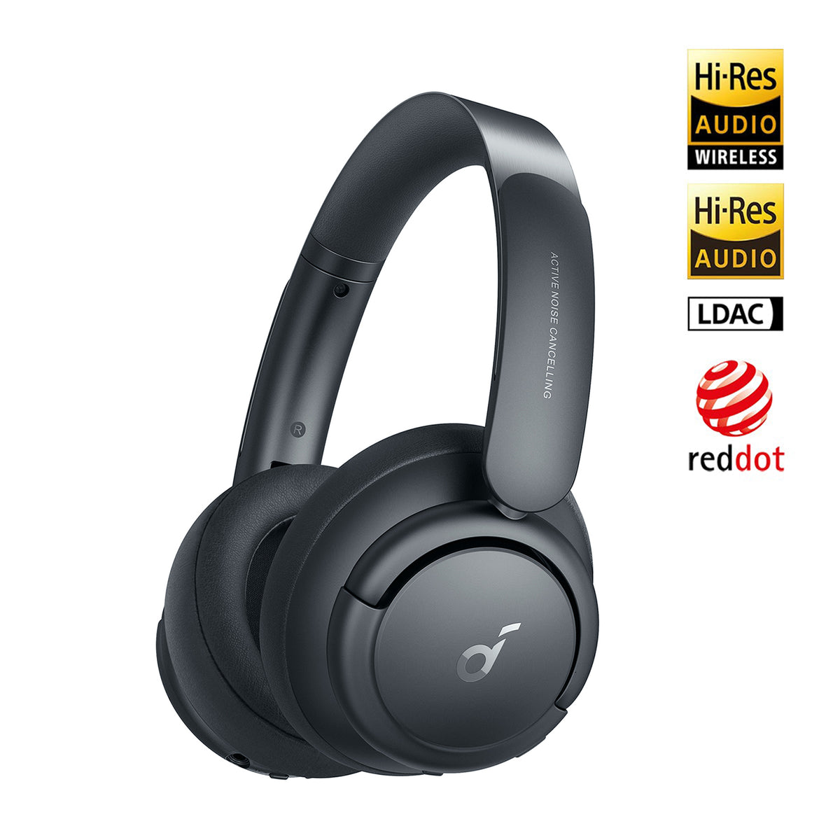 Audífonos Soundcore Life Q35 Noise-Cancelling with LDAC Negros | GATYS9037