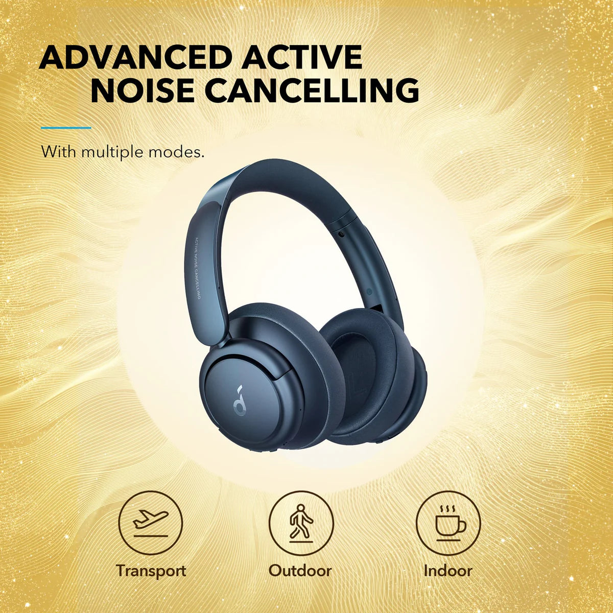 Audífonos Soundcore Life Q35 Noise-Cancelling with LDAC Azules | SJMRB0721