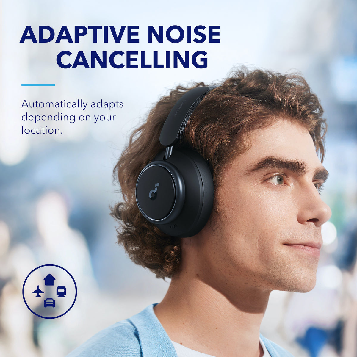 Audífonos Soundcore Space Q45 Long-Lasting Noise Cancelling Negros | JDNTH5017