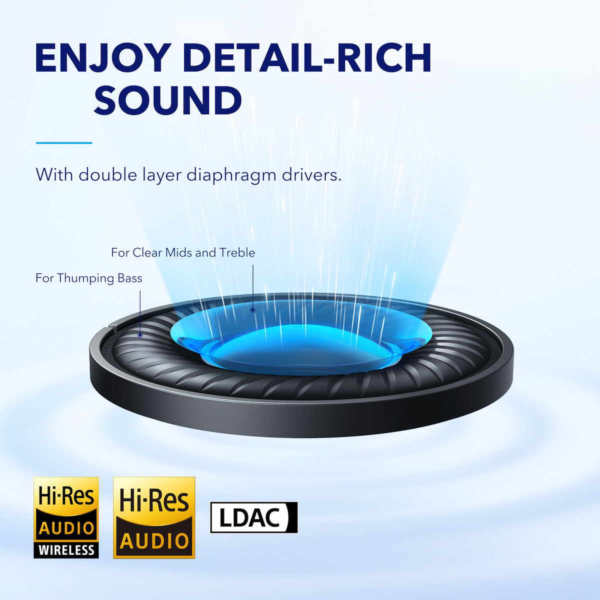 Audífonos Soundcore Space Q45 Long-Lasting Noise Cancelling Negros | JDNTH5017