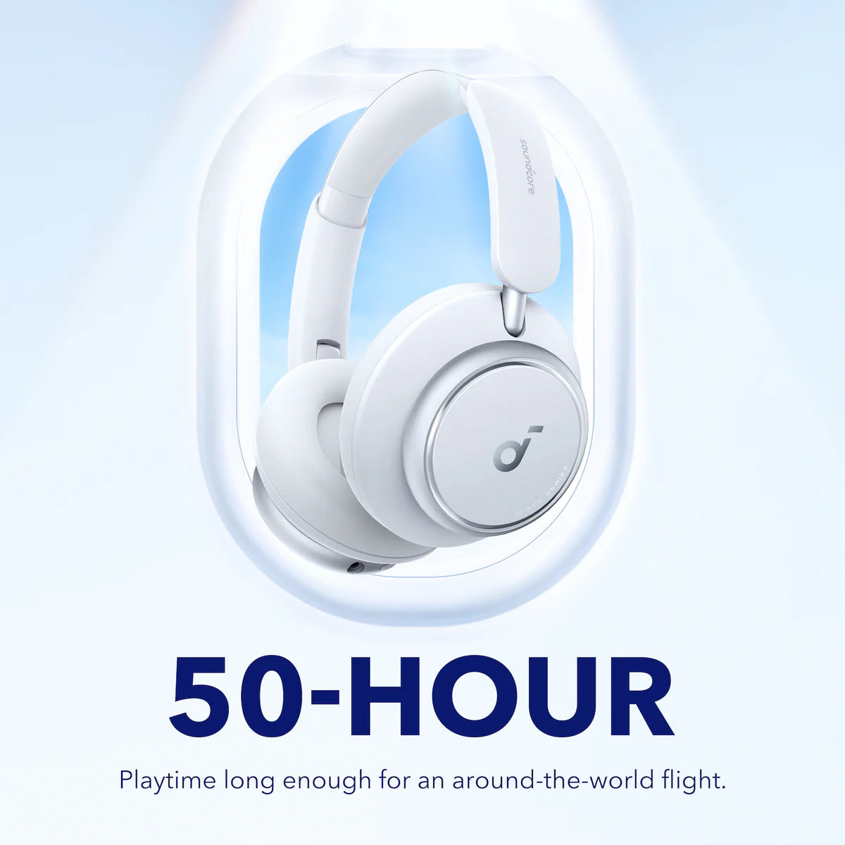 Audífonos Soundcore Space Q45 Long-Lasting Noise Cancelling Blancos | CYBJL9450