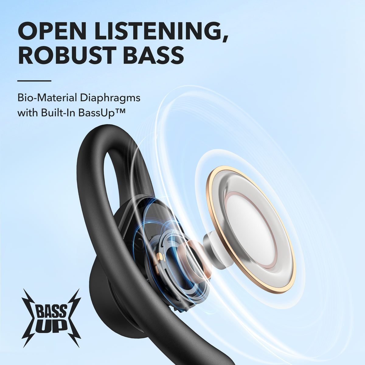 Audífonos Soundcore V30i Negros | QLEVW3752
