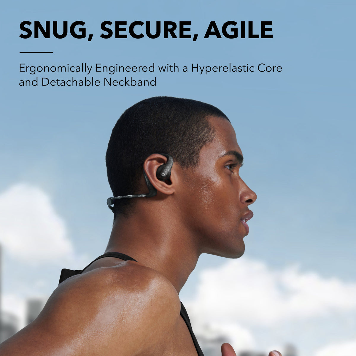 Auriculares Abiertos Soundcore AeroFit Pro Secure Sport Negros | MHGTO5368