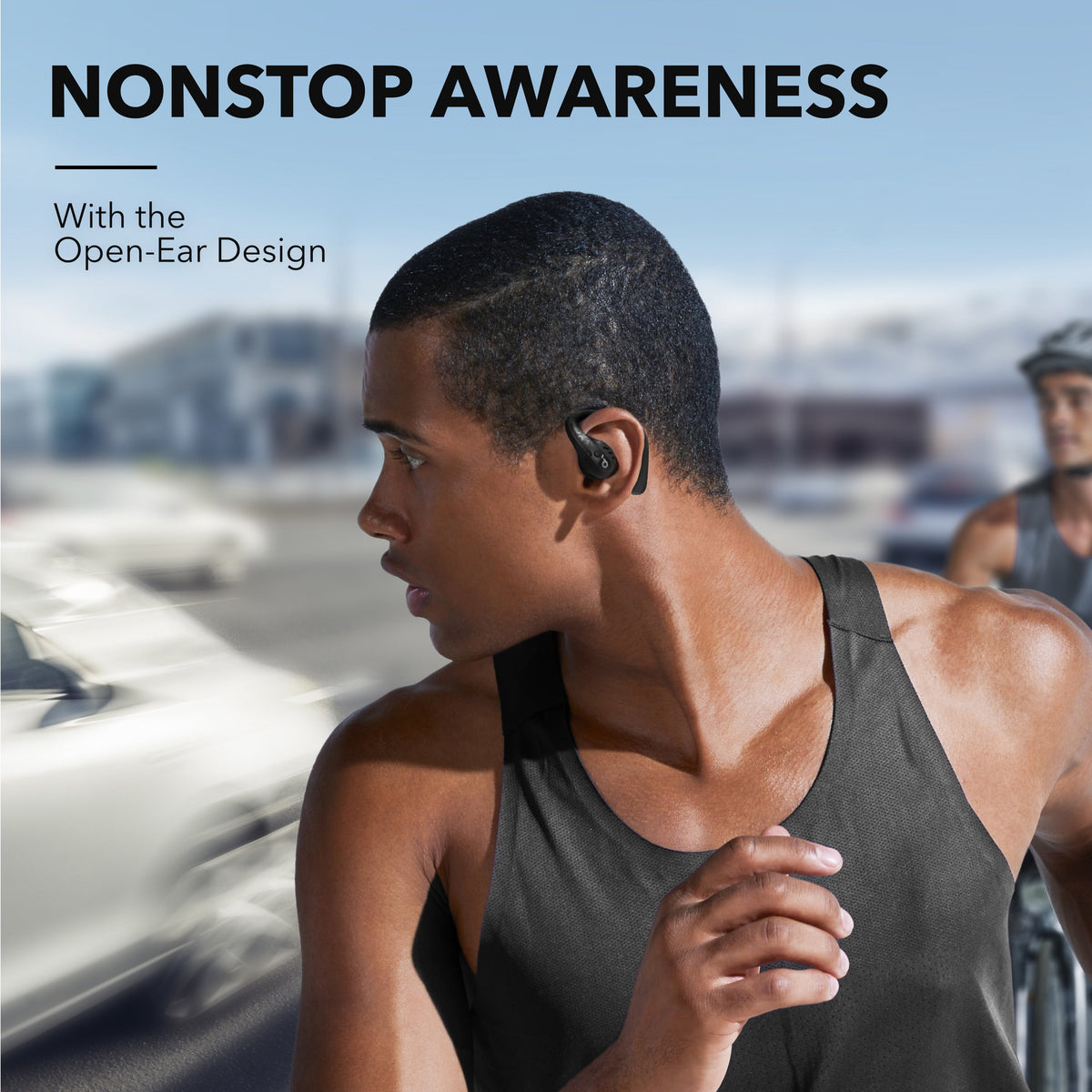 Auriculares Abiertos Soundcore AeroFit Pro Secure Sport Negros | MHGTO5368