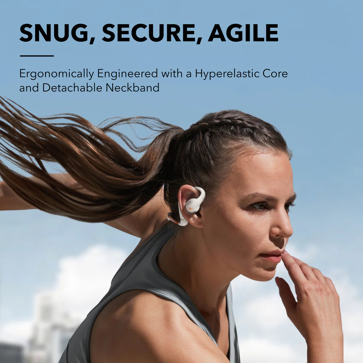 Auriculares Abiertos Soundcore AeroFit Pro Secure Sport Blancos | TXQDB5698