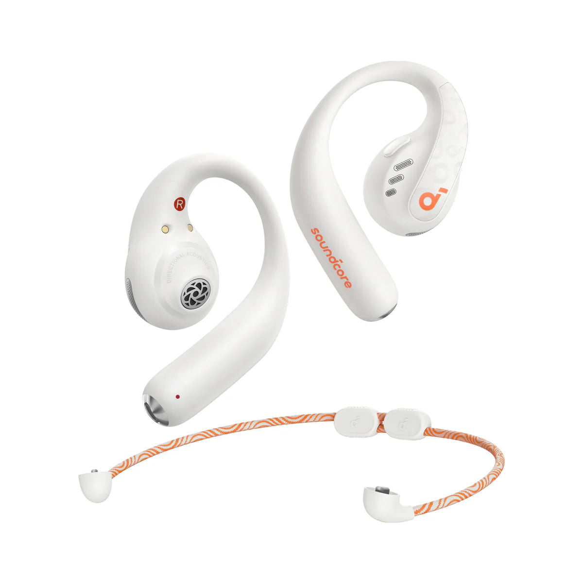 Auriculares Abiertos Soundcore AeroFit Pro Secure Sport Blancos | TXQDB5698
