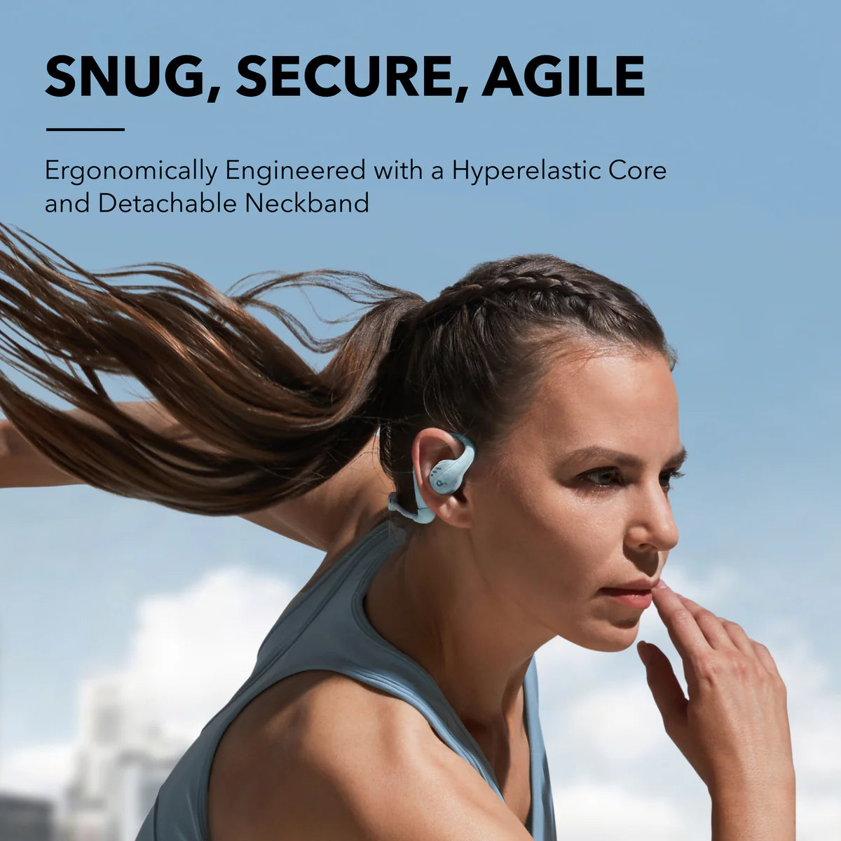 Auriculares Abiertos Soundcore AeroFit Pro Secure Sport Azules | UAHCR0148