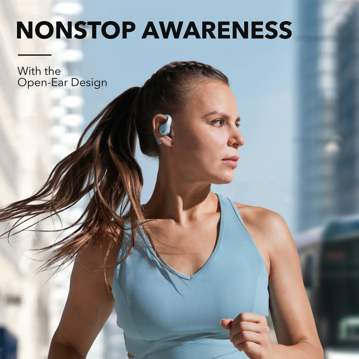Auriculares Abiertos Soundcore AeroFit Pro Secure Sport Azules | UAHCR0148