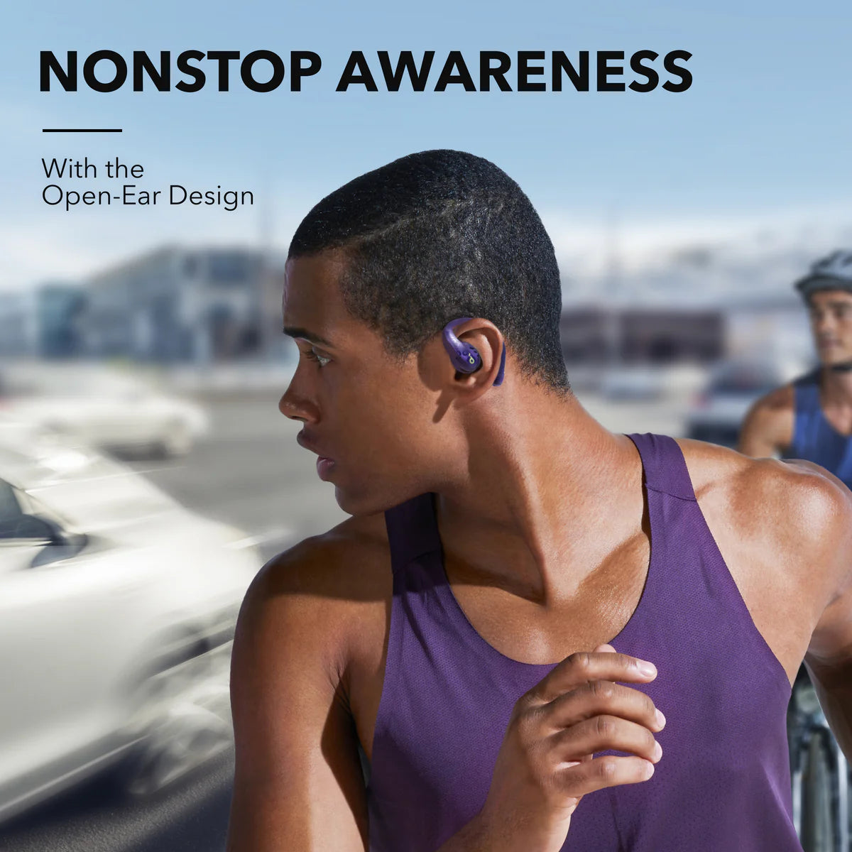 Auriculares Abiertos Soundcore AeroFit Pro Secure Sport Morados | CYDZM7412