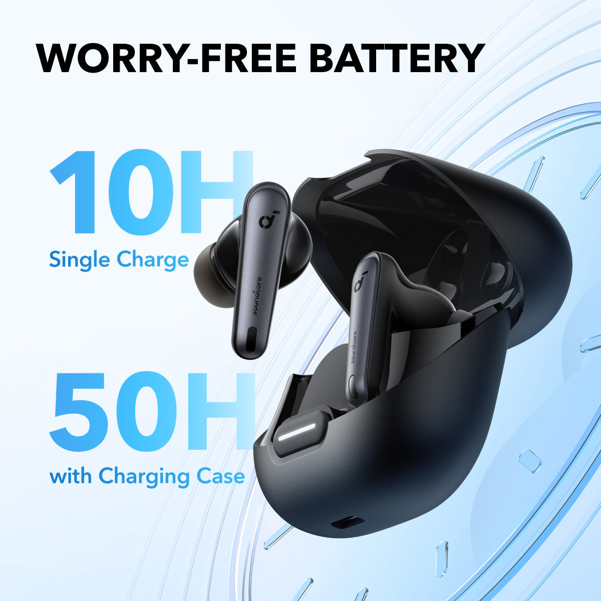 Auriculares Soundcore Liberty 4 NC True-Wireless Noise Cancelling Negros | UHGNC7543