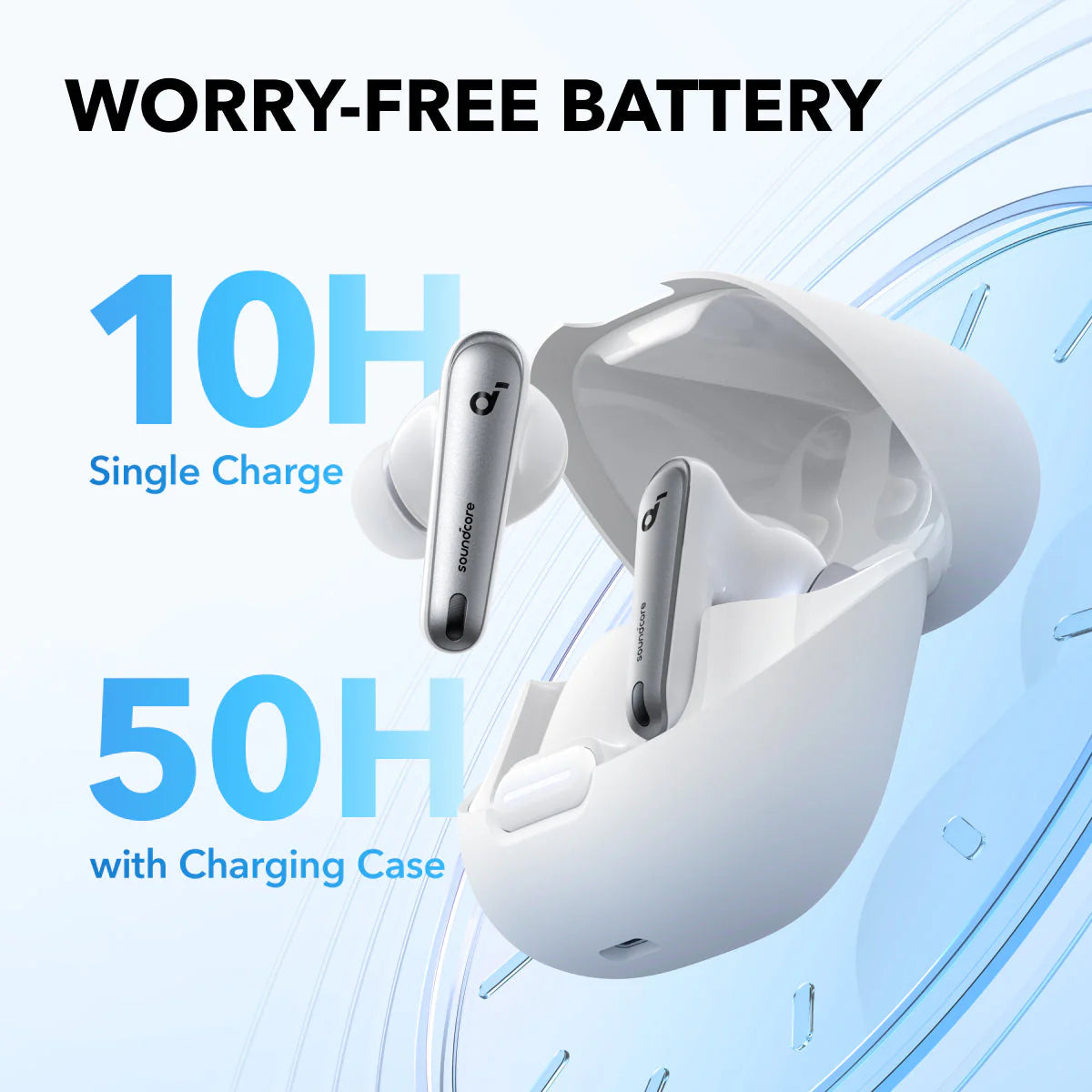 Auriculares Soundcore Liberty 4 NC True-Wireless Noise Cancelling Blancos | CHDTY0293