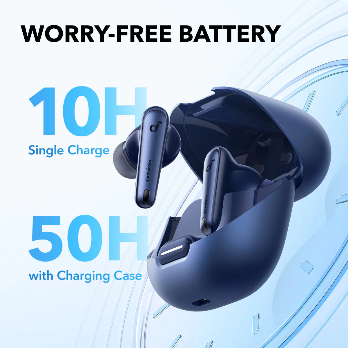 Auriculares Soundcore Liberty 4 NC True-Wireless Noise Cancelling Azul Marino | VDWZI4796