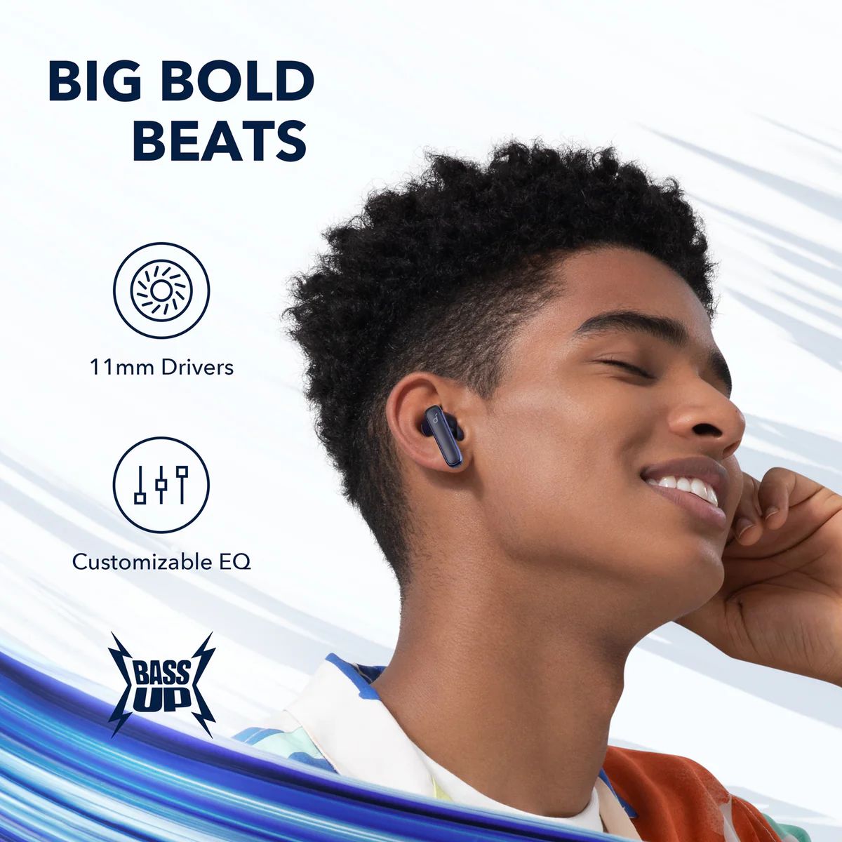 Auriculares Soundcore Life P3 Noise Cancelling with Bass Azul Marino | PEODC7312