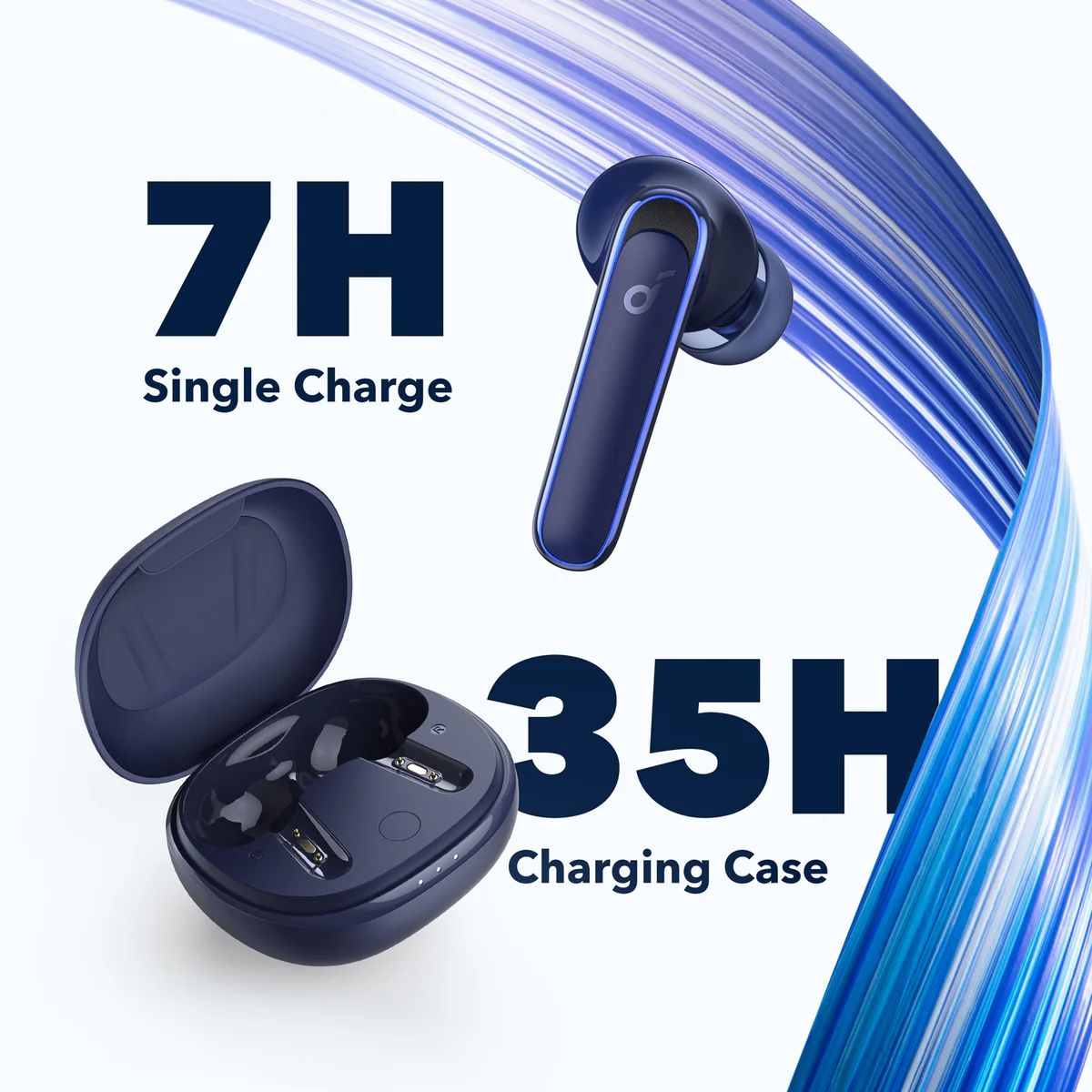 Auriculares Soundcore Life P3 Noise Cancelling with Bass Azul Marino | PEODC7312