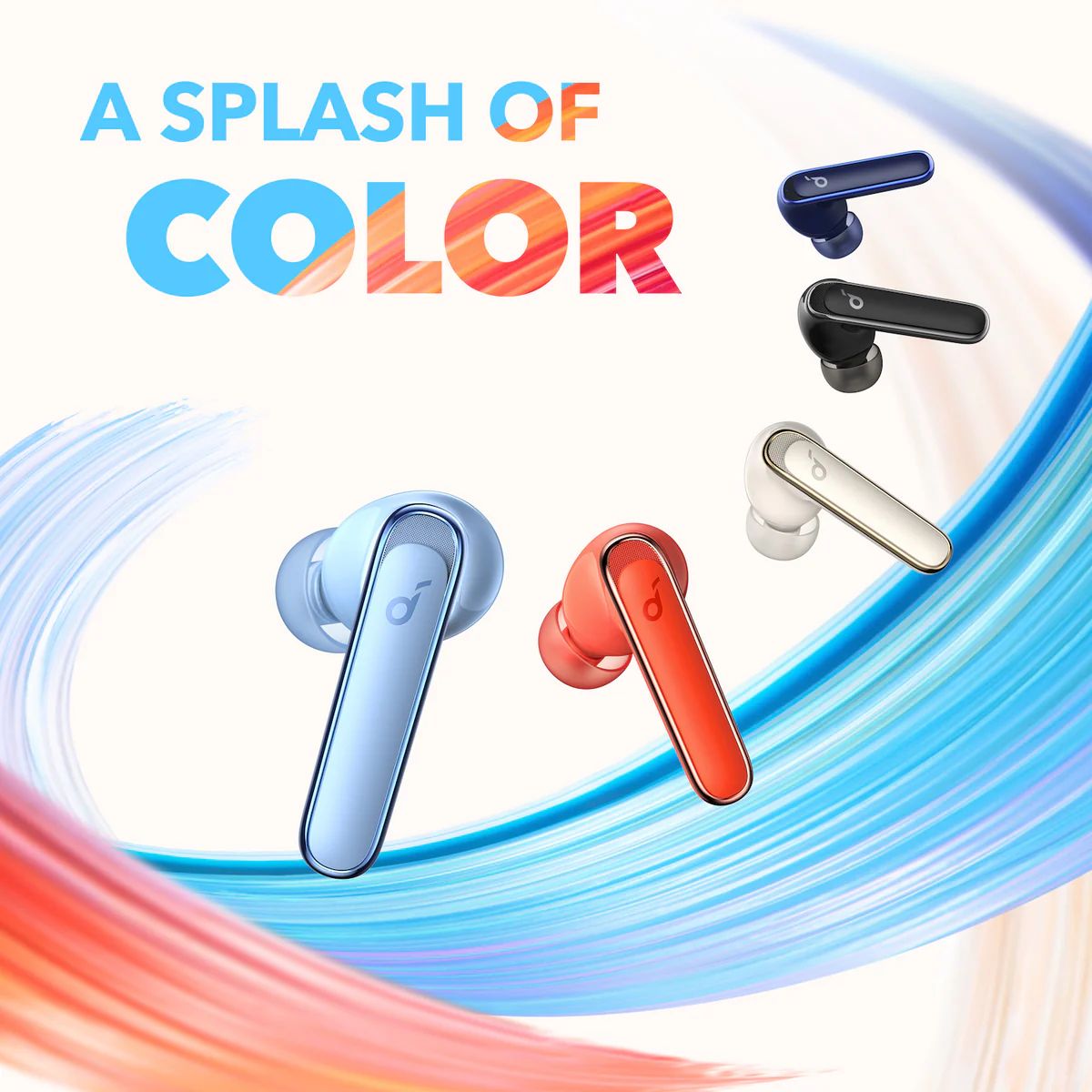 Auriculares Soundcore Life P3 Noise Cancelling with Bass Naranjas | XBCVH8174