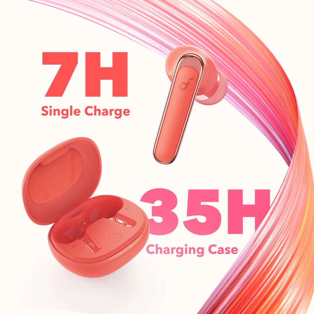 Auriculares Soundcore Life P3 Noise Cancelling with Bass Naranjas | XBCVH8174