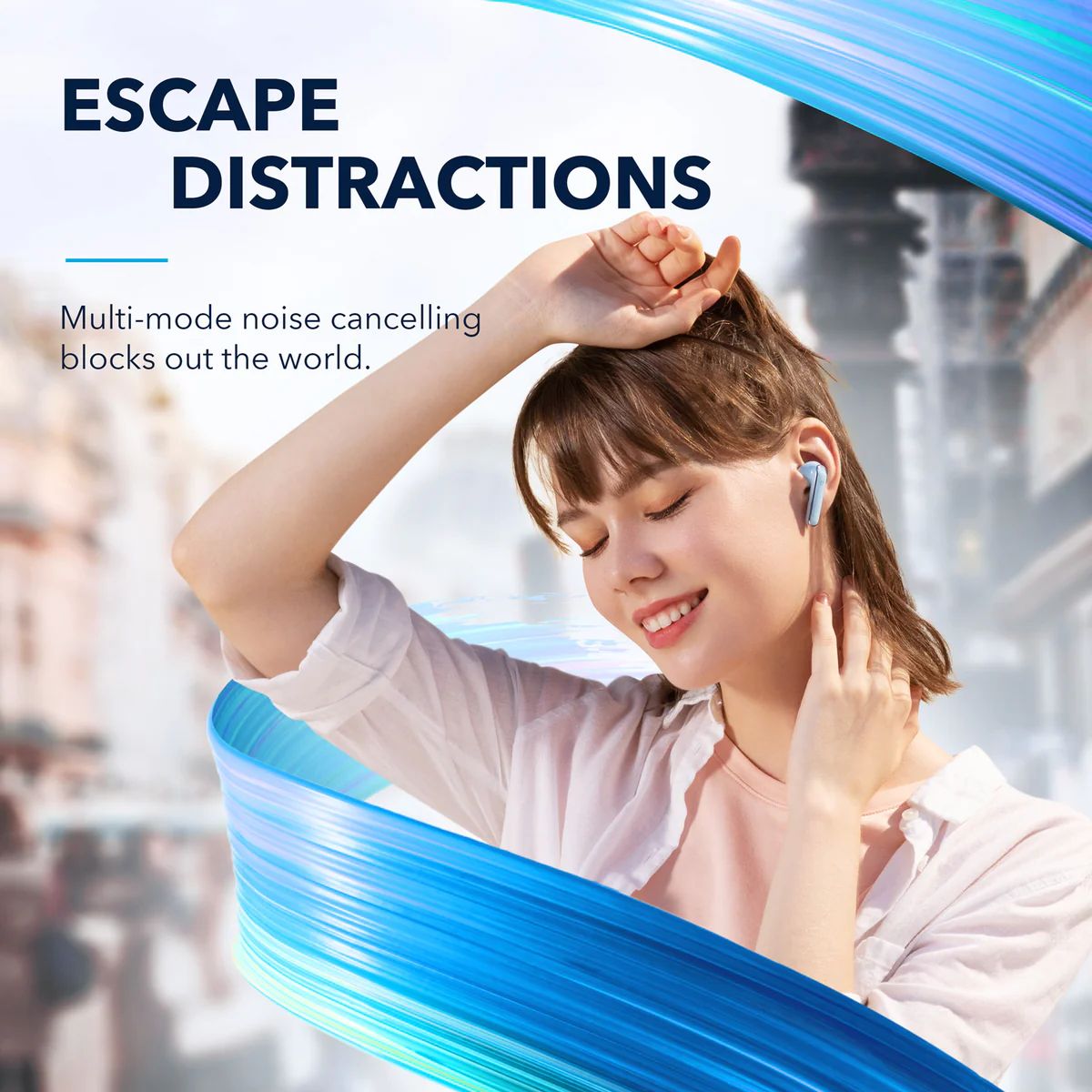 Auriculares Soundcore Life P3 Noise Cancelling with Bass Azules | CXMWL1625