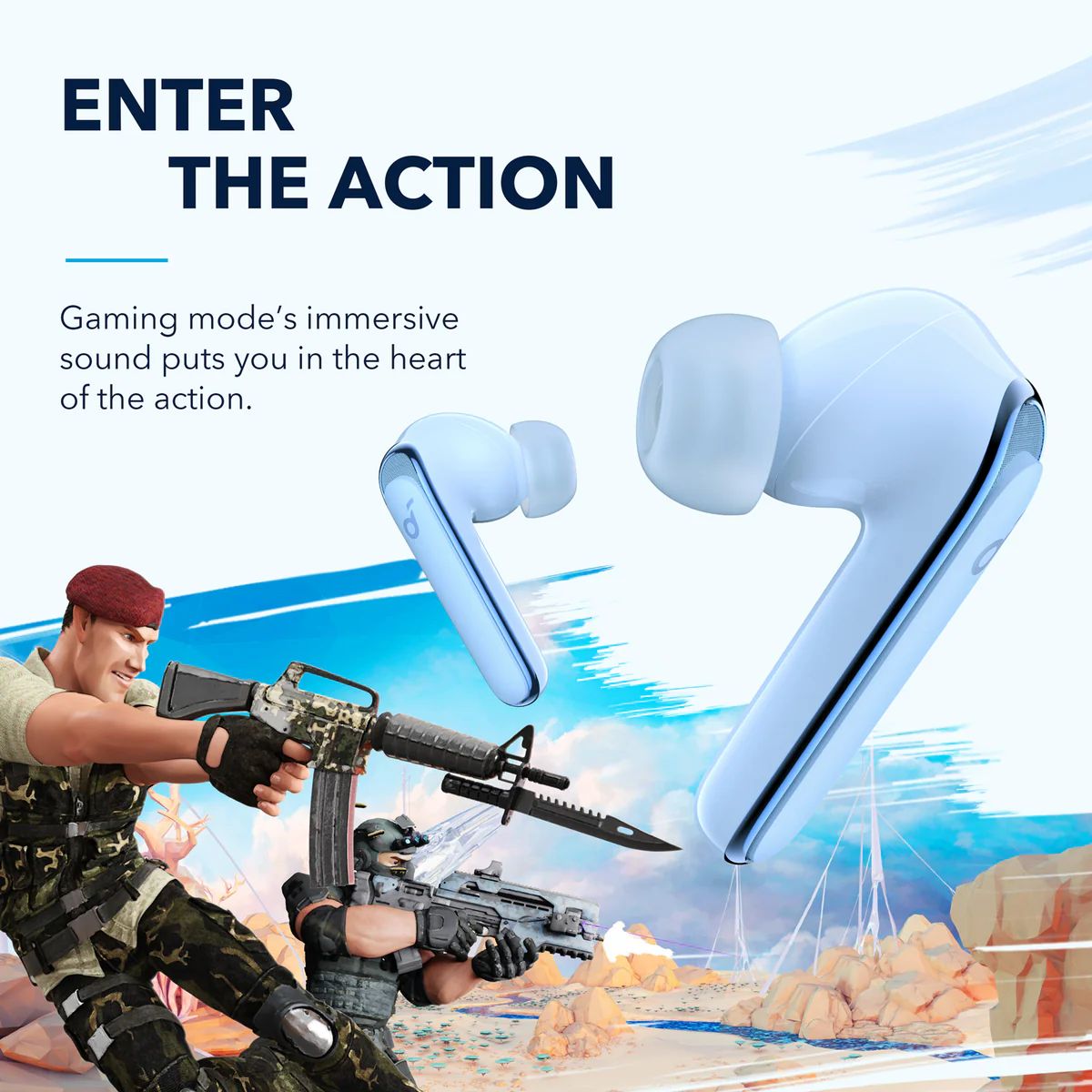 Auriculares Soundcore Life P3 Noise Cancelling with Bass Azules | CXMWL1625