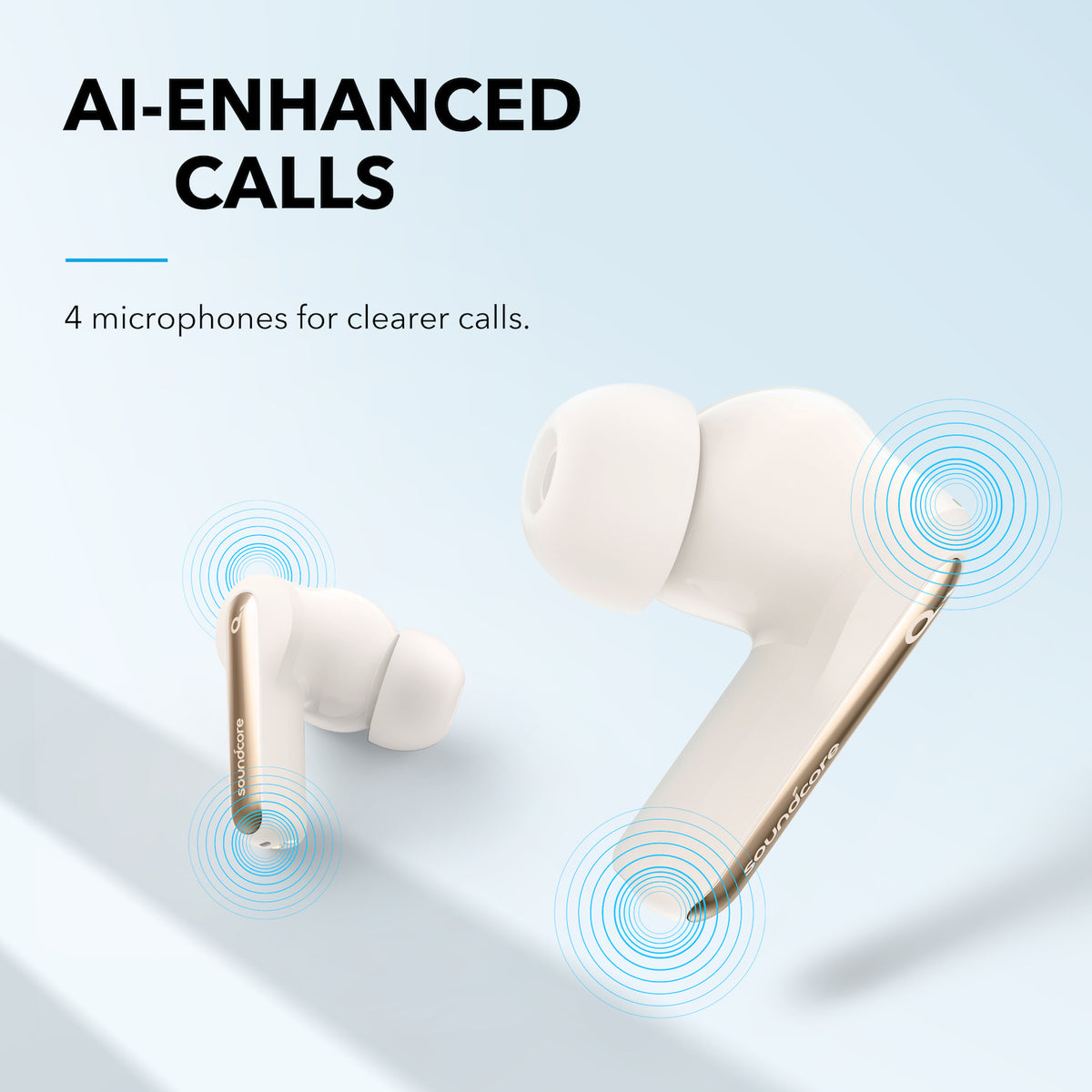 Auriculares Soundcore Life P3i Hybrid Active Noise Cancelling Blancos | LJXPR4193