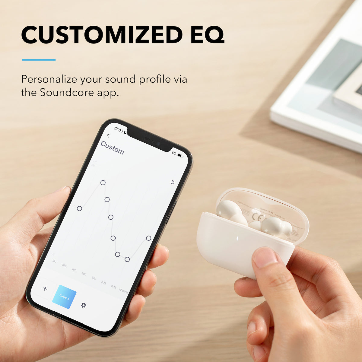 Auriculares Soundcore Life P3i Hybrid Active Noise Cancelling Blancos | LJXPR4193