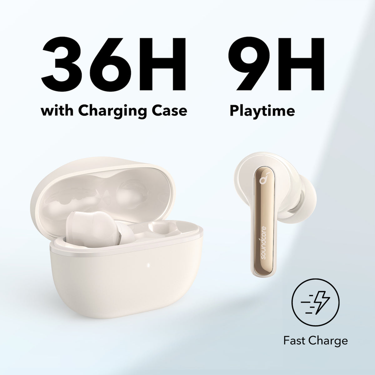 Auriculares Soundcore Life P3i Hybrid Active Noise Cancelling Blancos | LJXPR4193
